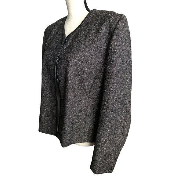 Pendleton Brownish Black Blazer with Button Detail - Picture 5 of 9